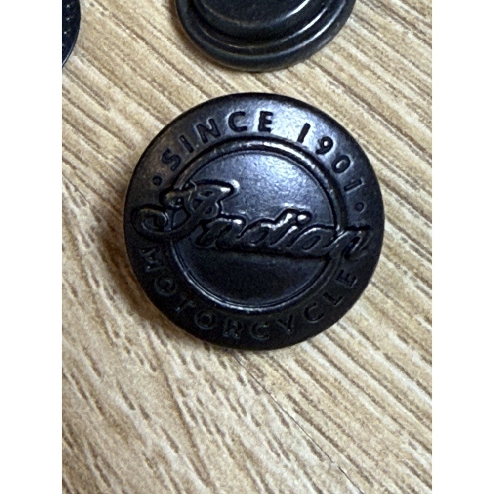 Indian Motorcycle Jacket/coat Replacement Ripper And Button Set - Picture 2 of 8